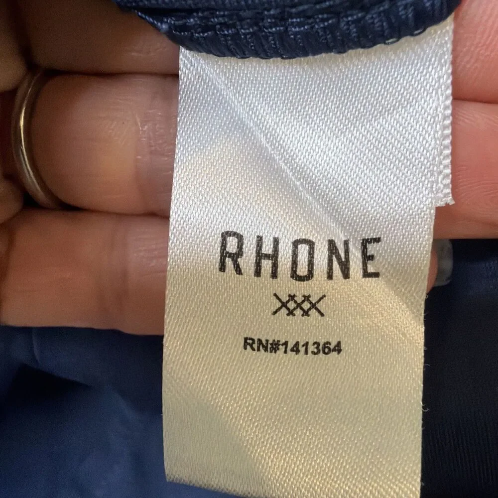 Rhone Commuter Pants Classic Fit Flex-Knit Navy 35 Stealth Wealth Techwear Golf